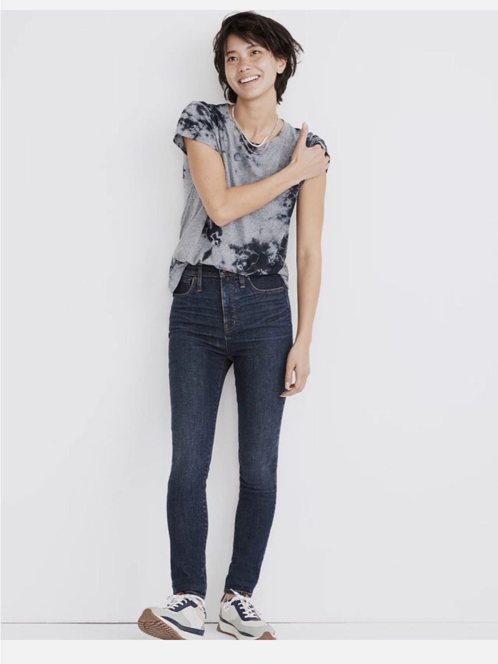 Madewell 11” High-Rise Womens Skinny Denim Jeans In Birchfield Wash Size 27